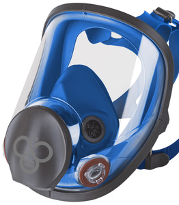 Respirador Industrial de Alta Calidad, Reutilizable, de Silicona, con Doble Filtro, Protección Facial Completa - Product Image 1
