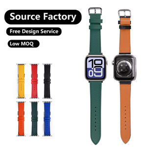 สายนาฬิกาหนัง PU Litchi สำหรับ <span class=keywords><strong>Apple</strong></span> <span class=keywords><strong>Watch</strong></span> Band 38 <span class=keywords><strong>40</strong></span> 41 42 44 45มม. iWatch <span class=keywords><strong>SE</strong></span> Series 4 5 6 - Product Image 1