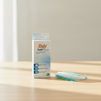 Fil dentaire orthodontique pour implants Daily Care, en nylon, pré-coupé, 50/30 unités par boîte en papier, usine certifiée GMP depuis 25 ans