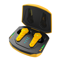 Audífonos TWS para Juegos de Último Diseño, Audífonos Bluetooth con Luces LED Intermitentes, Audífonos de Moda para Juegos TWS