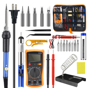Soldering Iron <b>Kit</b> With Multimeter 60W Adjustable Temperature 110V 220V For <b>Welding</b> Repair Tools Set - Product Image 5
