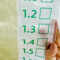 Sac tissé en PP laminé personnalisé pour l'emballage du riz et des aliments, 10kg, 25kg, 50kg