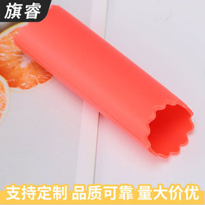<b>Silicone</b> Garlic Peeler Manual Press Type Food Grade For Peeling Garlic Herb Spice <b>Tools</b> - Product Image 4