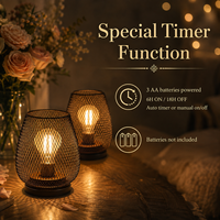 Lanterne de camping LED portable, alimentée par batterie, flexible, écologique, style vintage rétro, lumière d'ambiance simple pour l'extérieur, tente, patio, jardin