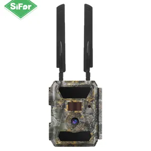 65ft Night Vision 12MP FHD Video 3 Gam Không Dây Năng Lượng Mặt Trời Chống Thấm Nước IP66 Săn Wildkamera Trail Máy Ảnh