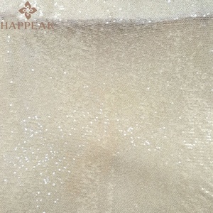 Happeak sang trọng đầy đủ spangle Shinny Sequins thêu ren <span class=keywords><strong>Net</strong></span> sequin vải cho Đảng - Product Image 6