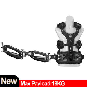 अधिकतम पेलोड 18KG दोहरी समर्थन हाथ Steadycam <span class=keywords><strong>Steadicam</strong></span> बनियान कैमरा स्टेबलाइजर फोटोग्राफी बनियान - Product Image 2