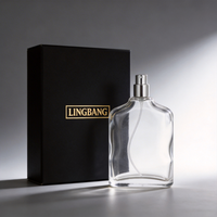 Botol Parfum Kaca Bentuk Tidak Beraturan 100ml Portabel Grosir dengan Logo