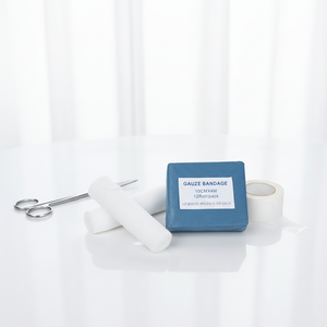 ผ้าก๊อซพัน<span class=keywords><strong>แผล</strong></span>แบบใช้แล้วทิ้งสำหรับการแพทย์ สีขาว 100% ผ้าฝ้าย ปลอดเชื้อ ห้ามเลือด แบบพับ Z ซับน้ำได้ดี - Product Image 1