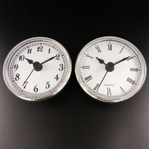 Nero 70MM inserti orologio di alta qualità romana arabo numero batteria al quarzo orologio da parete inserto oro - Product Image 1