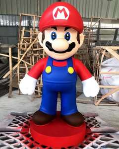 Esculturas Personalizables de Personajes de Nintendo, Estatuas de Resina de <span class=keywords><strong>Mario</strong></span>/<span class=keywords><strong>Yoshi</strong></span>/<span class=keywords><strong>Luigi</strong></span> para Parques Temáticos y Decoración del Hogar - Product Image 3