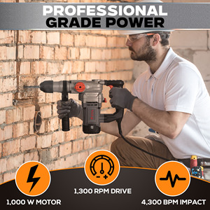 Taladro de <span class=keywords><strong>martillo</strong></span> rotativo eléctrico de 1050W con precio competitivo, taladros de <span class=keywords><strong>martillo</strong></span> eléctrico de 26mm con cincel de 26mm para uso DIY - Product Image 4