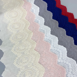 13Cm Chiều Rộng 100% Bông Lưới Ren Phụ Kiện Thêu Váy Cạnh Rèm Giường Và Quần Áo Ren - Product Image 1