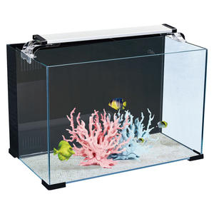 Penjualan laris kaca portabel desktop tangki ikan mini kaca tangki ikan akuarium - Product Image 6