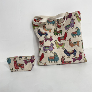 Custom Woven Reusable Eco-Friendly Letter Pattern Foldable Tapestry Beach Shopping <strong>Bag</strong> Jacquard <strong>Tote</strong> <strong>Bags</strong> Custom <strong>Printed</strong> Logo - Product Image 1