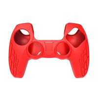 Pour manette de jeu PS5, étui de protection en silicone épaissi, embossé, antidérapant, résistant aux chutes, poignées pour joysticks, modèle PS5-2