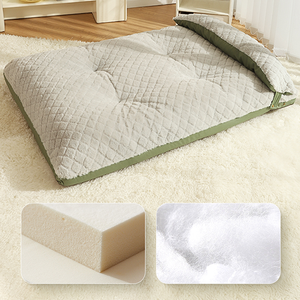 Cama para Perros Portátil con Diseño a Cuadros Ecológica, Cálida para Invierno, Desmontable y Lavable, para Perros Grandes - Product Image 6