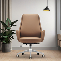 Chaise d'étude pour étudiants moderne, ergonomique, en cuir, réglable en hauteur