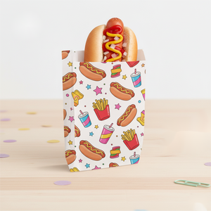 Bolsas de Papel para Panadería, Galletas, Bocadillos y Papas Fritas, con Logotipo Personalizado, Blancas, Resistentes a la Grasa, Recubiertas con Cera de Grado Alimenticio - Product Image 3