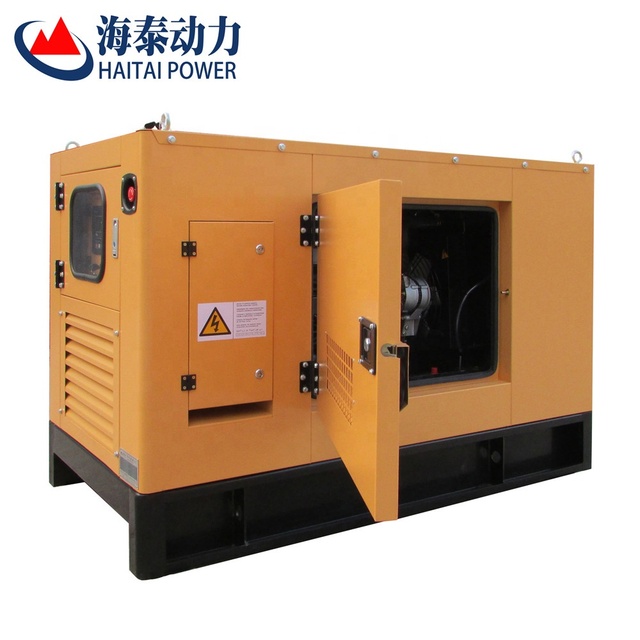 Factory Price 24kw Silent Diesel Genset Water Cooling  Smartgen Engine Silent Canopy Generator for Home Hospital
