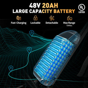 <span class=keywords><strong>Bicicleta</strong></span> Eléctrica Híbrida de Montaña Ridstar Q20 Luxe 48v 20Ah con Batería de Litio, <span class=keywords><strong>Bicicleta</strong></span> Eléctrica Todoterreno con Llantas Gruesas para Adultos - Product Image 3