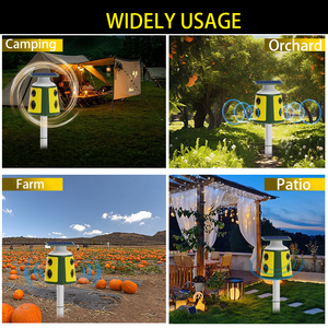 Répulsif Solaire Ultrasonique 360 Degrés SAIJZEK en Gros pour Animaux : Oiseaux, Chiens, Chats, Singes, Cerfs, Souris - Product Image 3