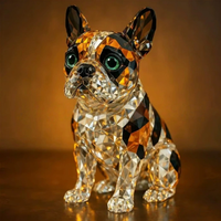 Nouveau Style de dessin animé résine animaux Sculptures modèle artistique intérieur extérieur décor pour chambre et salon cadeaux