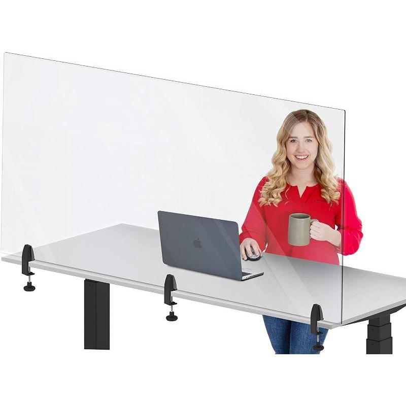 Офисная Рабочая станция из оргстекла с высокой прозрачностью, разделители для экрана, акриловый защитный разделитель для стола