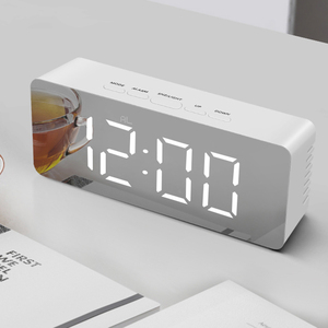 Elegant Digital Desk Table Minimalist Digital Decoration Mirror Digital Alarm <strong>Grandmother</strong> Woman Led Household Decor <strong>Clock</strong> - Product Image 3