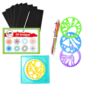 Jumon Kids Diy Educational Toy <strong>Spirograph</strong> Art <strong>Set</strong> Plastic Doodle <strong>Drawing</strong> Magic Ruler <strong>Spirograph</strong> Toys - Product Image 5