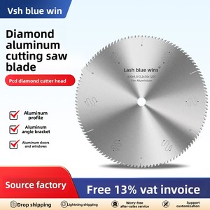 Lame de scie diamantée PCD Lansheng 12/14 pouces, double tête, alésage 25,4 mm, 120 dents pour la découpe d'aluminium, de portes, de fenêtres et de ponts thermiques - Product Image 5