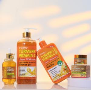 OCarly Lotion Corporelle Personnelle Éclaircissante Réparatrice Peau au Curcuma Vitamine C Hydratante Nourrissante Anti-Acné - Product Image 2