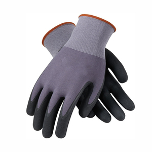 Gants de sécurité en nitrile ultra-légers 34-844 avec poignet tricoté et doublure en nylon micro-mousse/micro-points, taille XL - Product Image 1