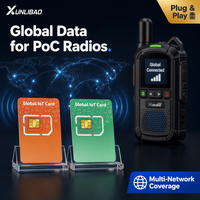 Tarjeta SIM de Datos IoT Global XUNLIBAO para Radio Walkie Talkie 4G LTE PoC, Plug and Play, Multi-red, PTT sobre Red Celular