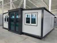 Maison modulaire extensible de haute qualité, maison préfabriquée miniature pour usage familial