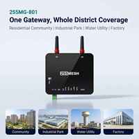Passerelle industrielle LoRaWAN 8 canaux pour la mesure intelligente de l'eau, capacité 2000 nœuds, 4G/WiFi/Ethernet, sauvegarde automatique, faible consommation 0,72W