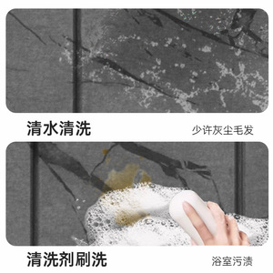 Alfombra de baño de diatomita rectangular, absorbente, para baño, de color sólido, hecha a medida con opción de logotipo. - Product Image 4