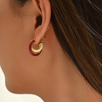 Retro-Ohrringe - Einzigartige und Minimalistische Luxus-Ohrstecker im C-förmigen Design - Hochwertige und Elegante Ohr-Accessoires