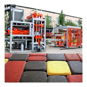 Çini yapma makineleri QT5-15 beton tuğla yapma makinesi fiyat inşaat makinesi çin tedarikçisi