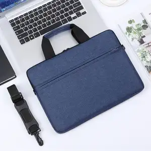 Benutzer definierte Logo Laptop Schulter Umhängetasche Notebook Tasche Business Aktentasche Computer Handtasche Laptop Tasche für Macbook Pro Fall