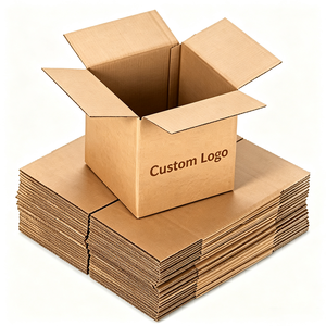 Boîtes <span class=keywords><strong>de</strong></span> déménagement en carton ondulé personnalisables avec logo, ouverture supérieure, empilables en vrac, production en 72h, étanches et robustes - Product Image 1