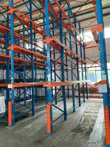 Customized Automatic Stacking Pallet Shelves Warehouse Drive-in Racking System For Forklift