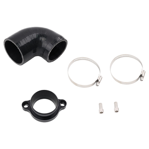 Codo de Silicona 90 °   Conector de Aluminio de 2.5"-2.75" con Brida para Toyota GR Yaris / Corolla 1.6L Turbo Upgrade ICP020-BK - Product Image 1