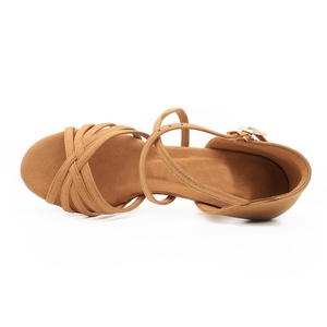 Chaussures de danse BD Performance danse de salon sandales athlétiques pour femmes chaussures de danse latine talons professionnels pratique Salsa Jazz - Product Image 5