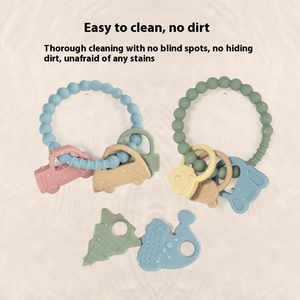 Hot New Safety-Safe Baby Teether Juguete de dentición divertido de silicona de alta calidad para niños - Product Image 4