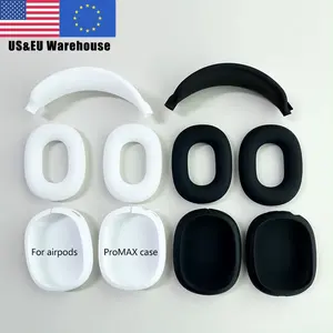 Capa de silicone para fones de ouvido, acessório compatível com Airpods Pro 2 Max Airpods 3 2 e EUA e UE, mais vendido