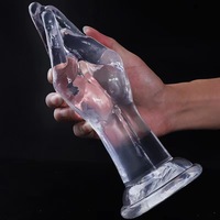 Forme de main fermée claire Super énorme Plug Anal Silicone clair énorme godemichet Anal pour hommes femmes
