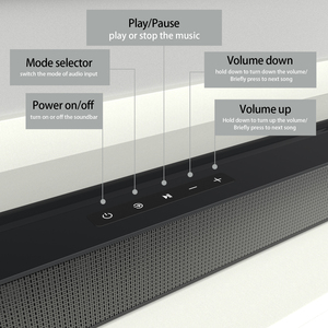 BS-18E Système de Son Surround Home Cinéma Barre de Son TV Sans Fil avec Caisson de Basses Aux/USB/Optique/Coaxial/RCA en Plastique Durable - Product Image 3