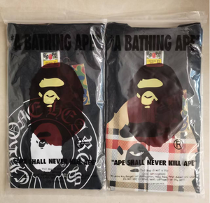 A999.1 Versione di Alta Qualità Disponibile Subito, T-shirt Bapees da Uomo con Stampa di Lettere, Maglietta Trendy con Stampa Scimmia, T-shirt Bapees di Design alla Moda, Vendita Calda - Product Image 1