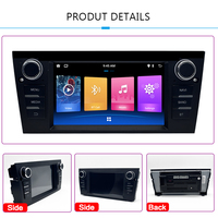 LELV Android 13 estéreo de coche sin disco de 7 pulgadas para Bmw 3 Series E90/e91/e92/e93 Carplay Android Auto Bt Ips REPRODUCTOR DE Dvd Gps para coche